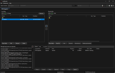 Main window in dark mode (Windows)