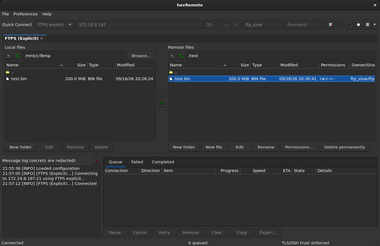 Main window in dark mode (Linux)