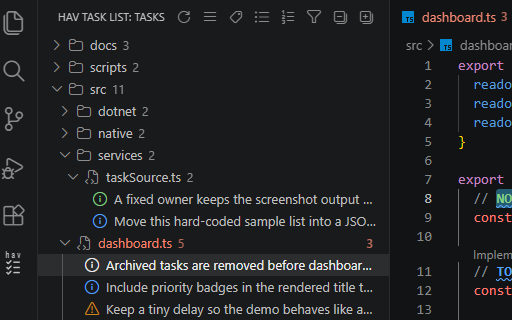 hav Task List